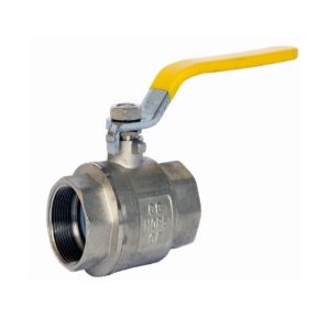 1/4" 2 Piece Brass Ball Valve BSP Parallel F/F Ends