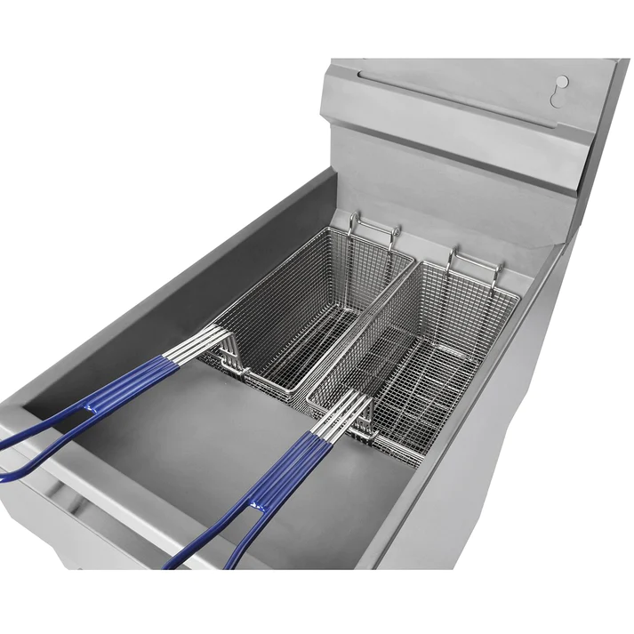 4 Burner Single Tank Twin Basket Gas Fryer - 23 Litres - Image 2