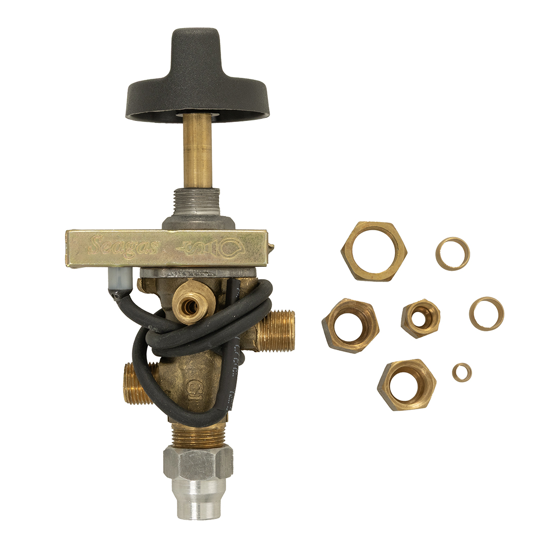 Seagas B6 Gas Control Valve Tap With Flame Supervision & Piezo