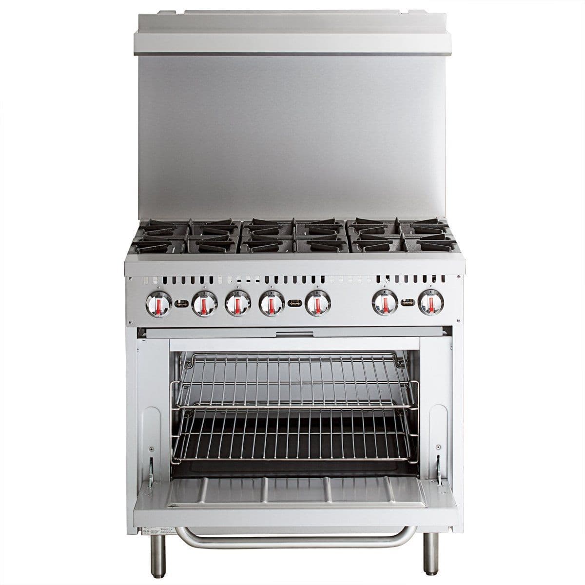 Commercial 6 Burner Cooker With Oven - CE Approved - Image 2