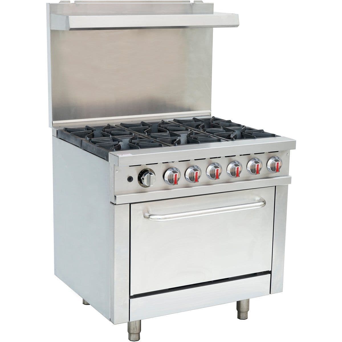 Commercial 6 Burner Cooker With Oven - CE Approved - Image 4