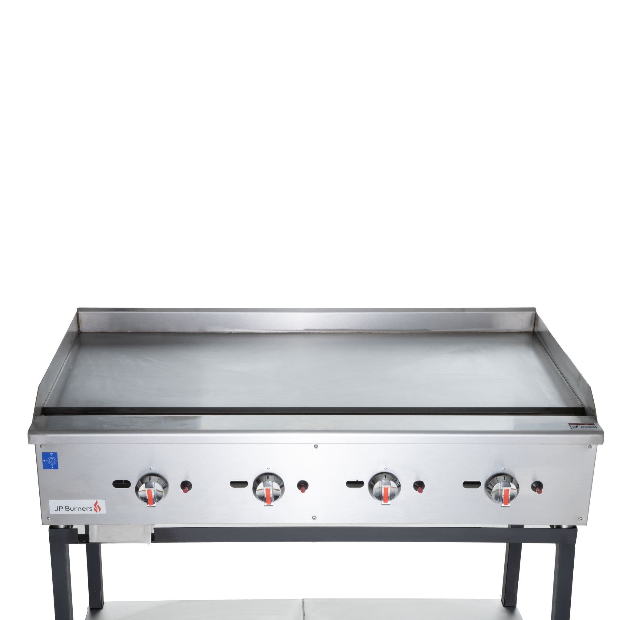 Commercial Gas Griddle Smooth Plate 4 Burners 30KW With Stand - Image 2