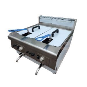 Countertop Gas Fryer Twin Tank - 2 x 14 Litres LPG