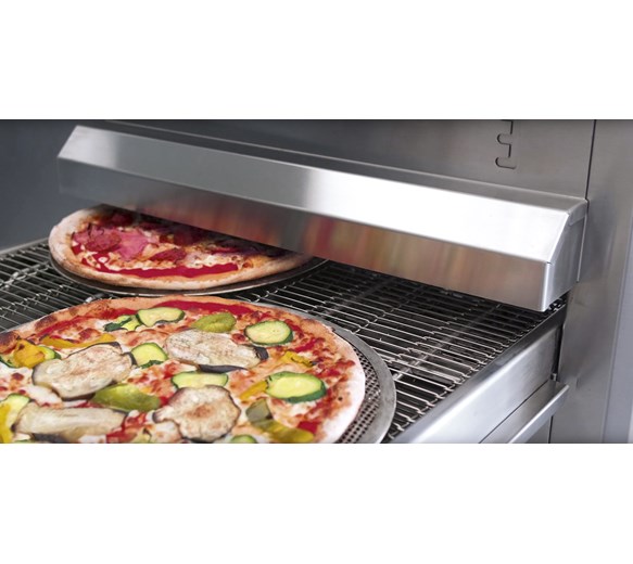 Prisma Italian 26" Electric Conveyor Pizza Oven with Free Stand - Image 2