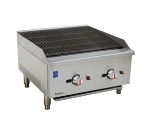 2 Burner Gas Radiant Charbroiler/Chargrill - 60cm / 24"