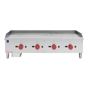 Infernus 4 Burner Heavy Duty 20mm Plate Gas Griddle - 120cm / 48"