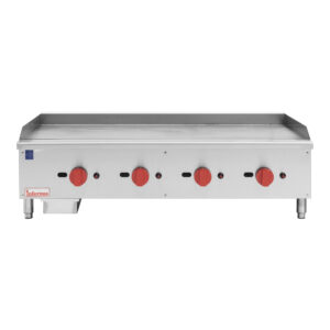 4 Burner Heavy Duty 20mm Plate Gas Griddle - 120cm / 48"