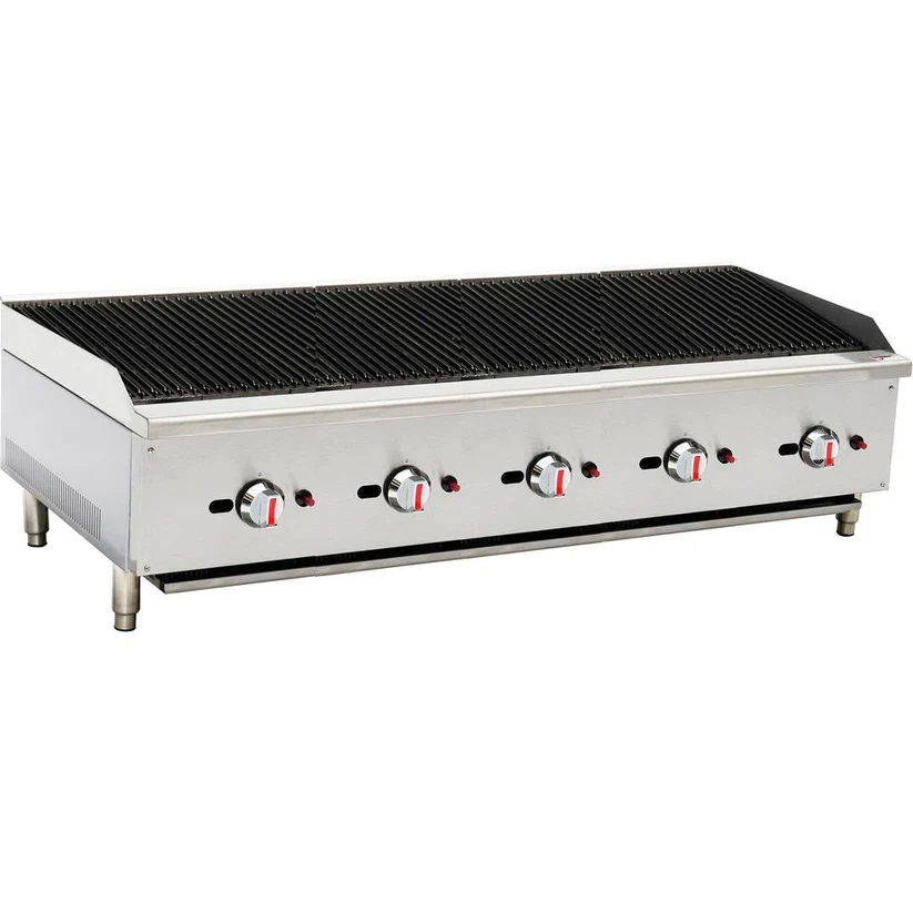 5 Burner Gas Radiant Charbroiler/Chargrill - 150cm / 60"