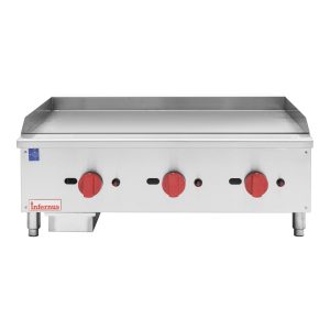Infernus 3 Burner Heavy Duty 20mm Plate Gas Griddle - 90cm / 36"